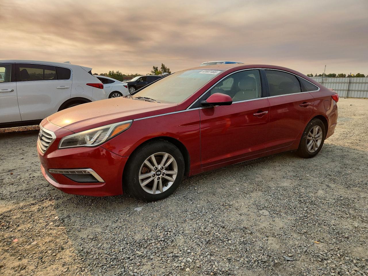 2015 Hyundai Sonata Se Красный vin: 5NPE24AF3FH231674