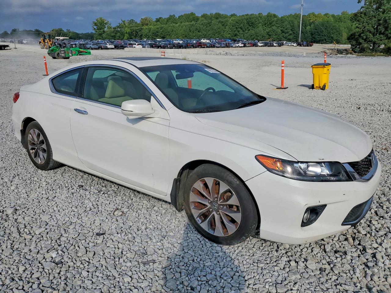 2013 Honda Accord Exl White vin: 1HGCT1B89DA001842