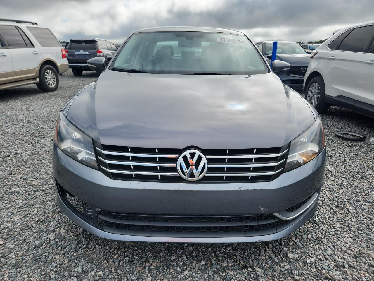 2012 Volkswagen Passat Se Gray vin: 1VWBH7A32CC031916