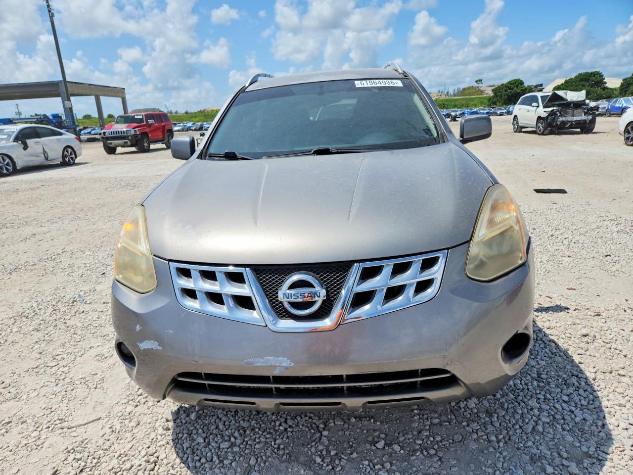 2012 Nissan Rogue S Silver vin: JN8AS5MT8CW609732