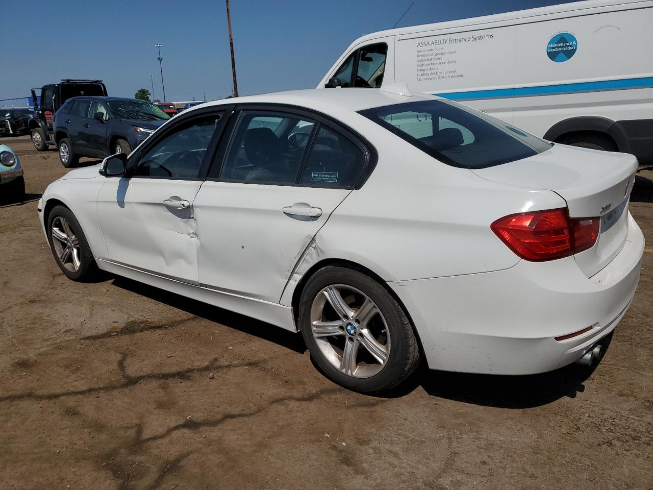 2015 Bmw 328 Xi Sulev White vin: WBA3B5C58FF960777