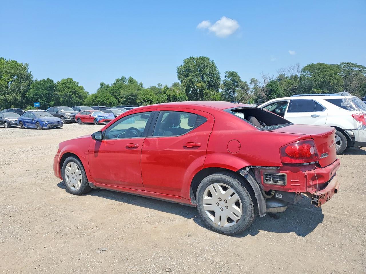 2013 Dodge Avenger Se Red vin: 1C3CDZAB7DN729714
