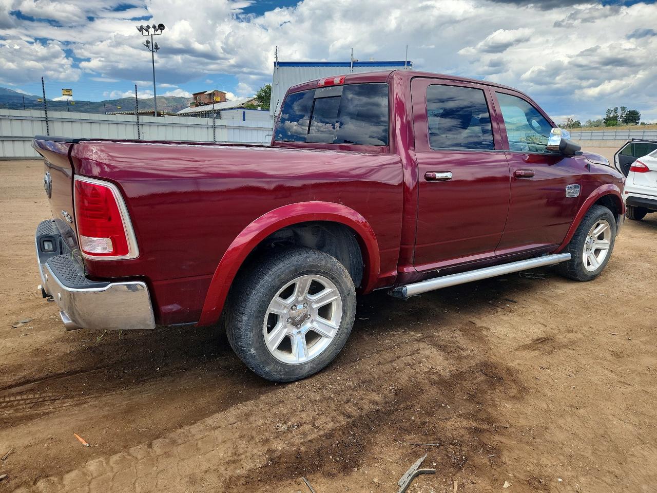 2015 Ram 1500 Longhorn Red vin: 1C6RR7PM2FS761289
