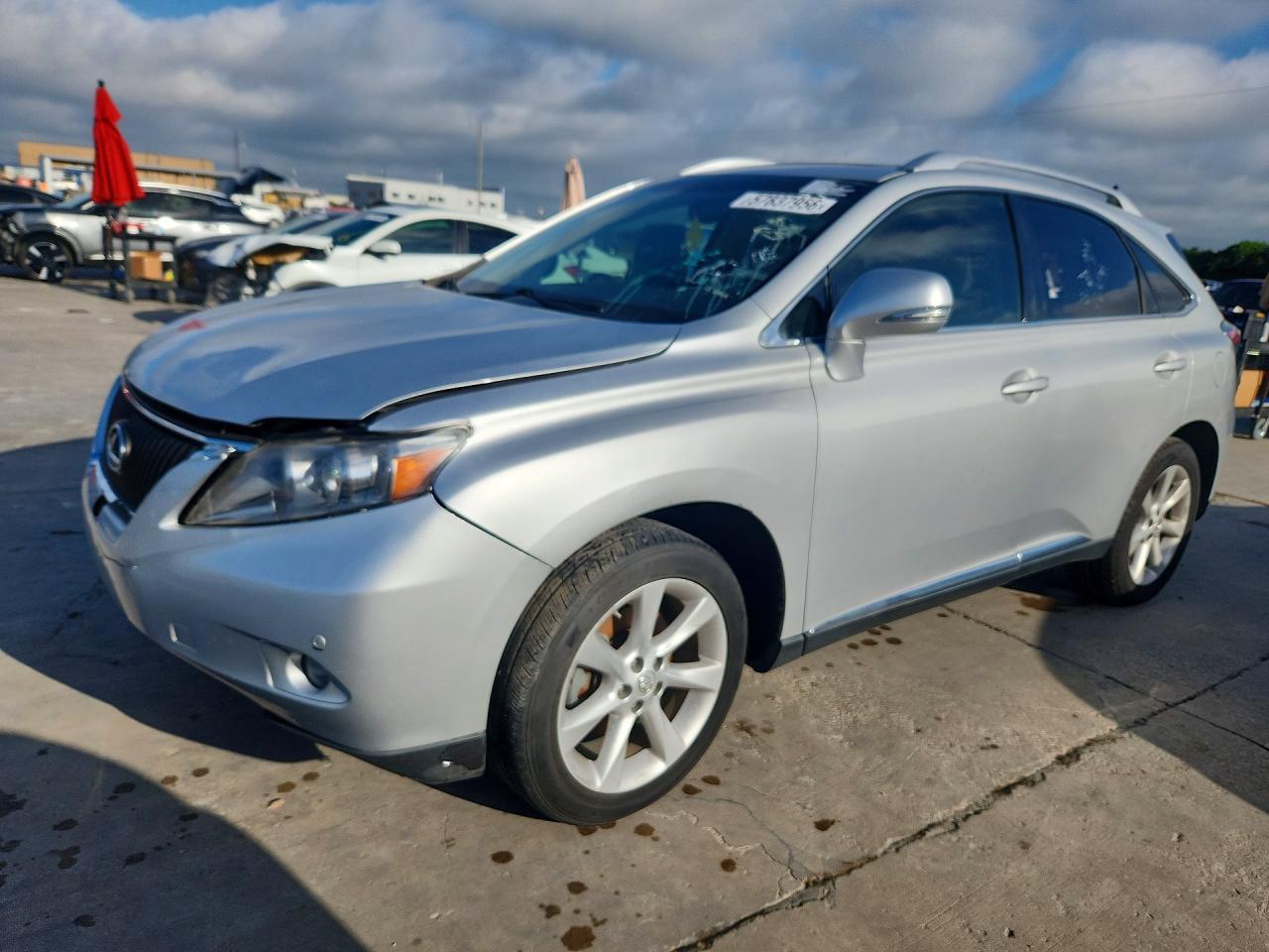 2011 Lexus Rx 350 Silver vin: 2T2ZK1BA6BC060351