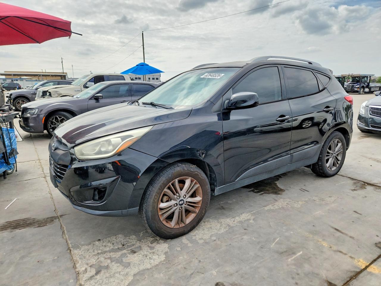 2015 Hyundai Tucson Se Black vin: KM8JU3AG9FU100343