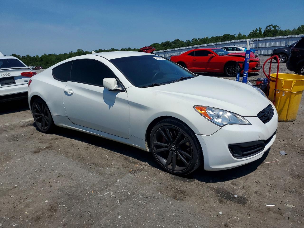 2011 Hyundai Genesis Coupe 2.0t Белый vin: KMHHT6KD9BU054613