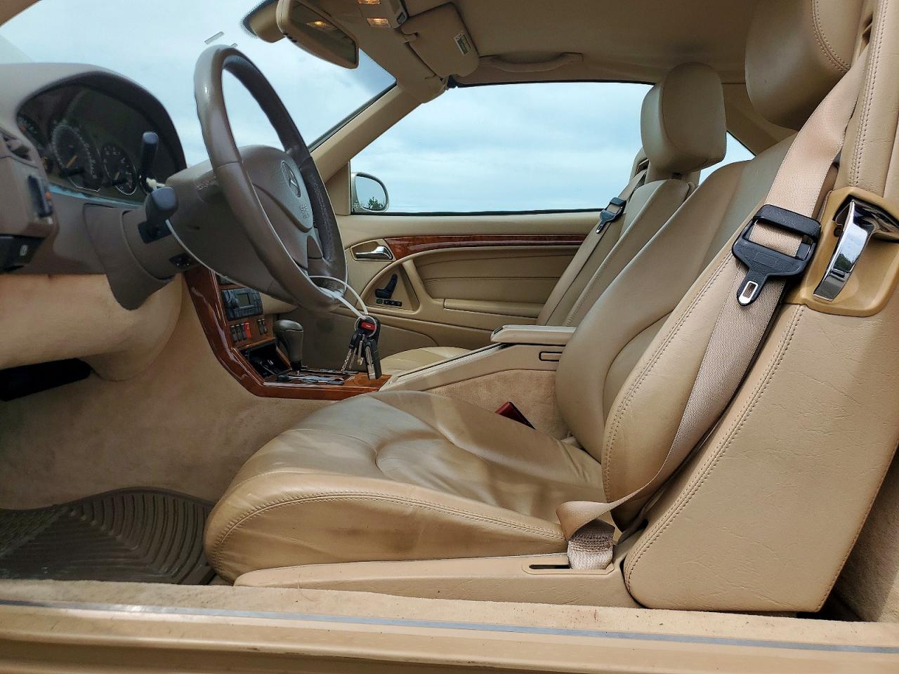 1999 Mercedes-benz Sl 500 Tan vin: WDBFA68F4XF183072