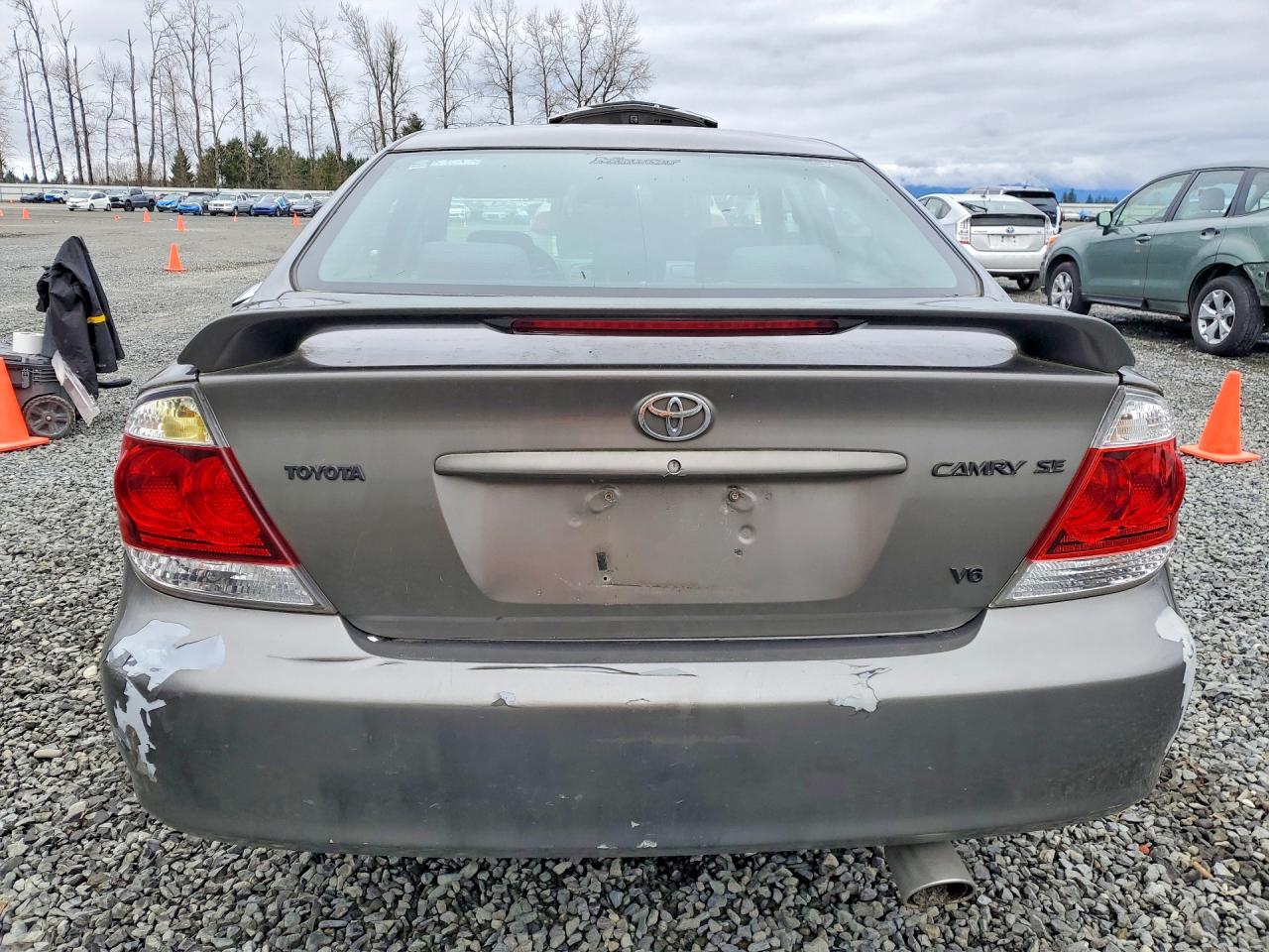 2005 Toyota Camry Se V6 Gray vin: 4T1BA32KX5U038658