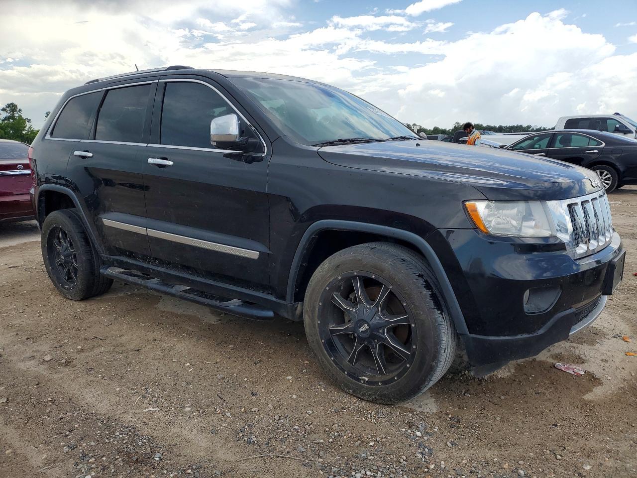 2013 Jeep Grand Cherokee Overland Black vin: 1C4RJECT9DC546064