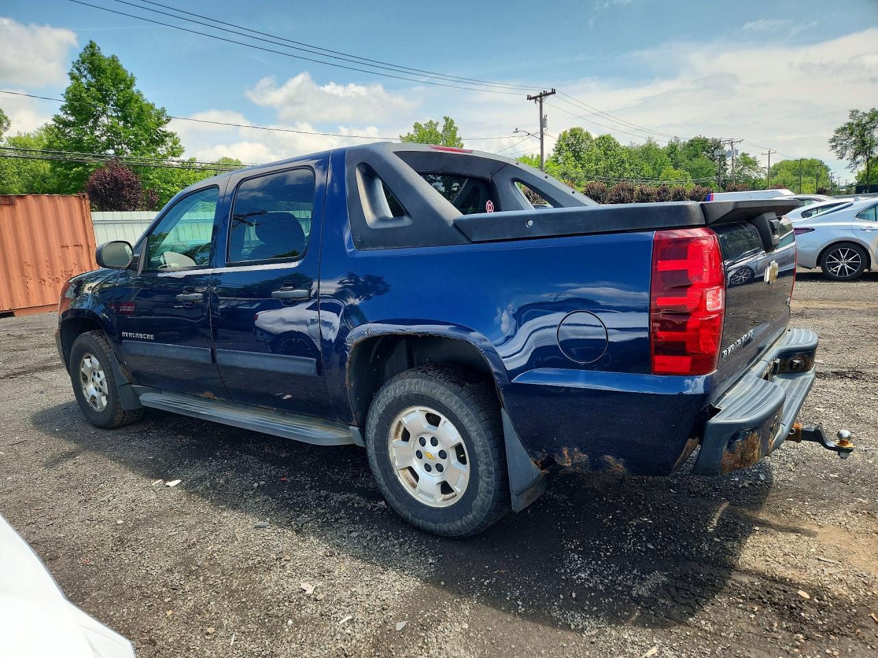 2010 Chevrolet Avalanche Ls Blue vin: 3GNVKEE02AG248826