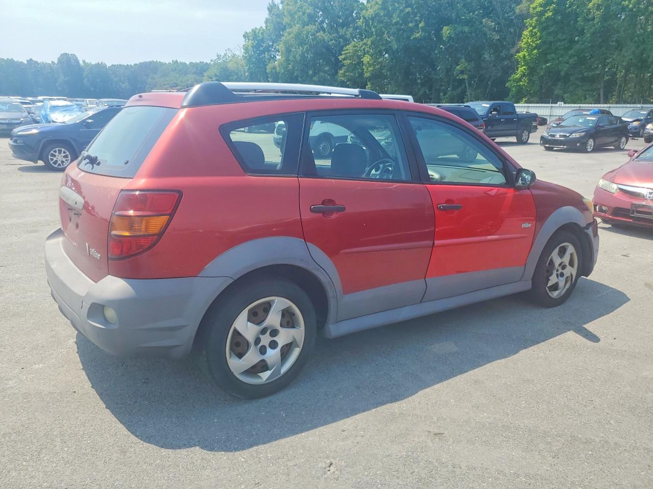 2004 Pontiac Vibe Red vin: 5Y2SL62844Z432467