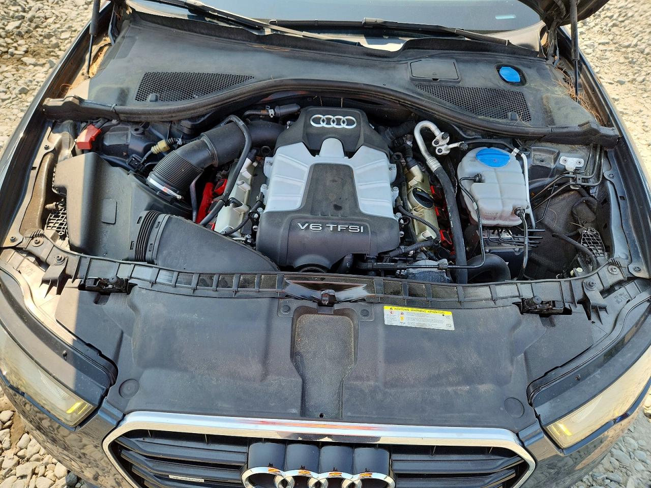 2014 Audi A6 Premium Plus Gray vin: WAUFGBFC9EN056500