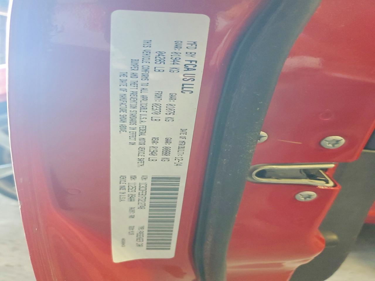 2015 Dodge Dart Gt Красный vin: 1C3CDFEB1FD212748
