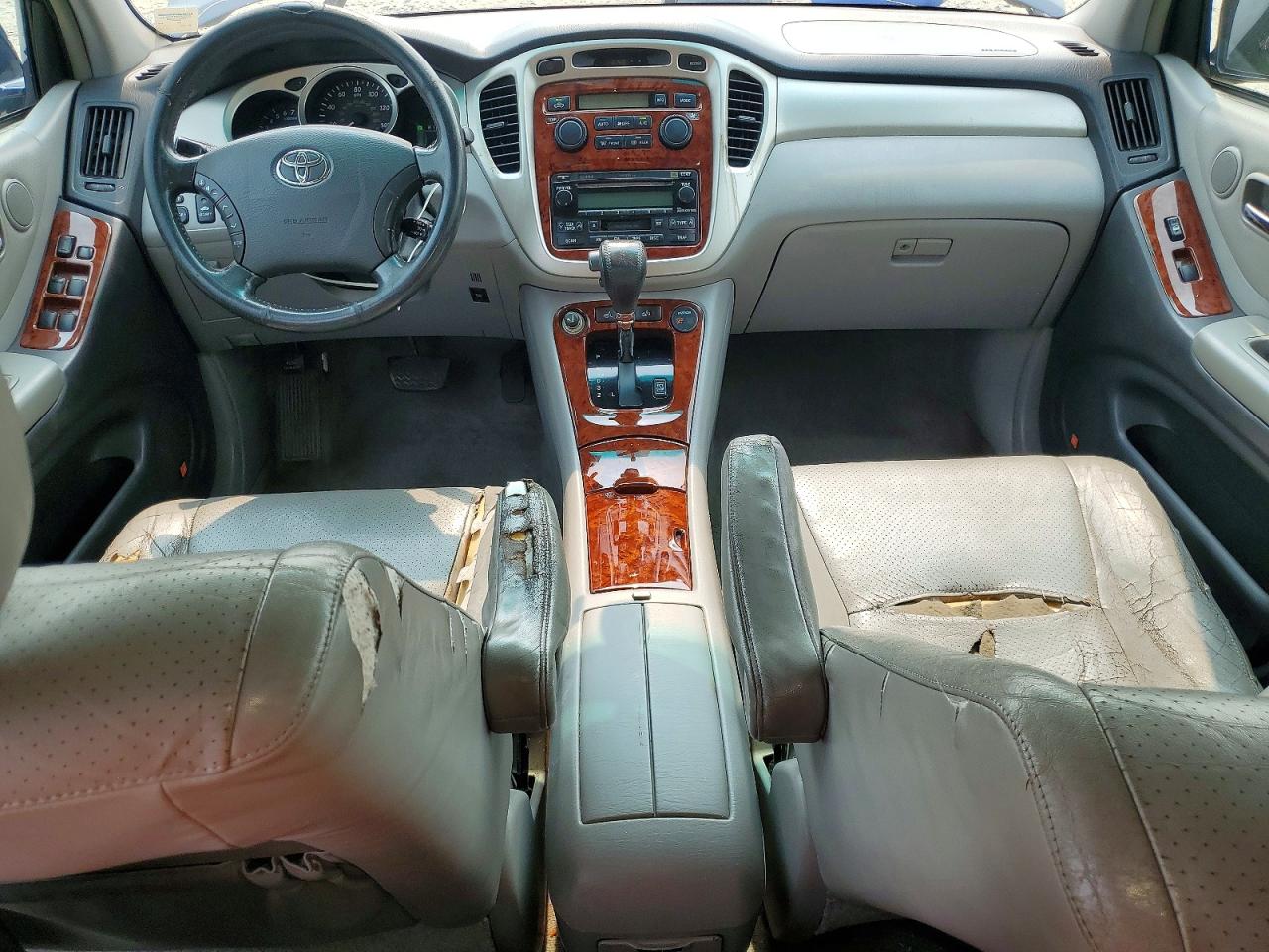 2006 Toyota Highlander Limited Blue vin: JTEDP21A860093838