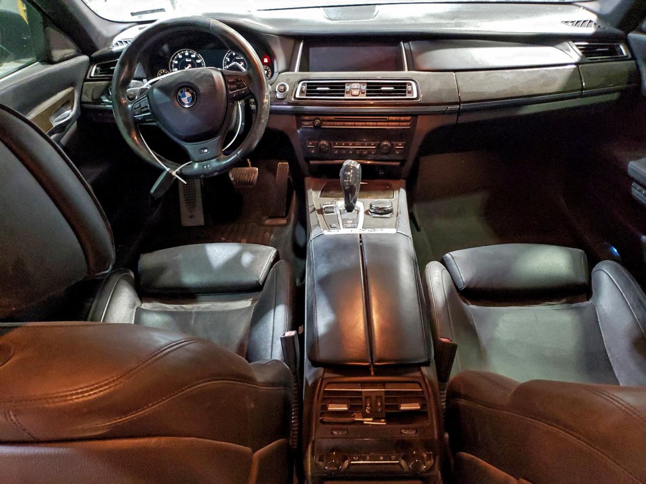 2014 Bmw 750 Li Charcoal vin: WBAYE8C56ED135698
