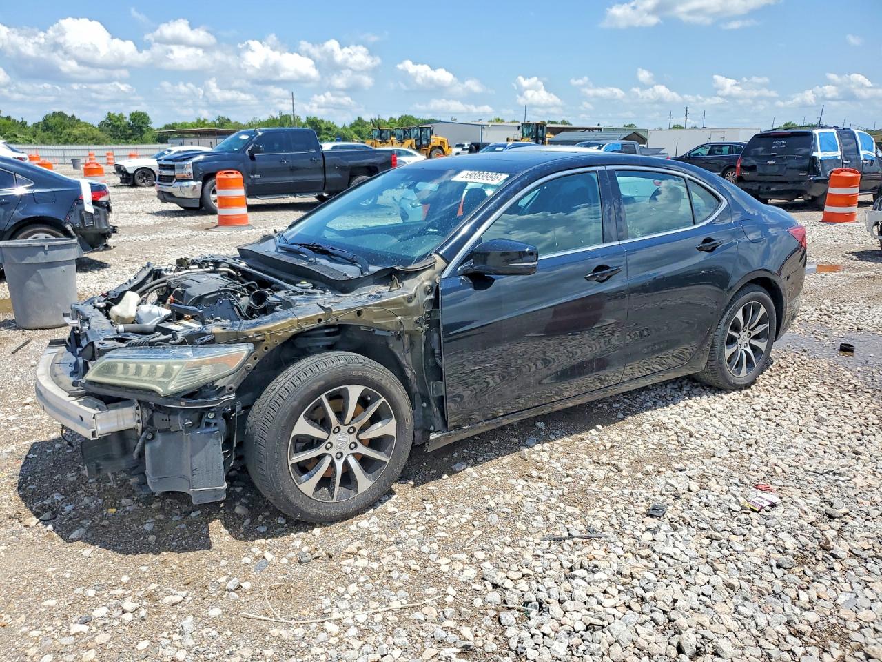 2015 Acura Tlx Black vin: 19UUB1F33FA020525