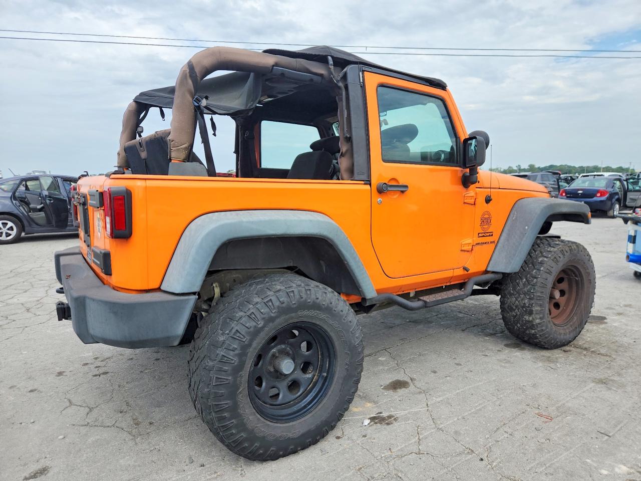 2012 Jeep Wrangler Sport Orange vin: 1C4AJWAG8CL181545