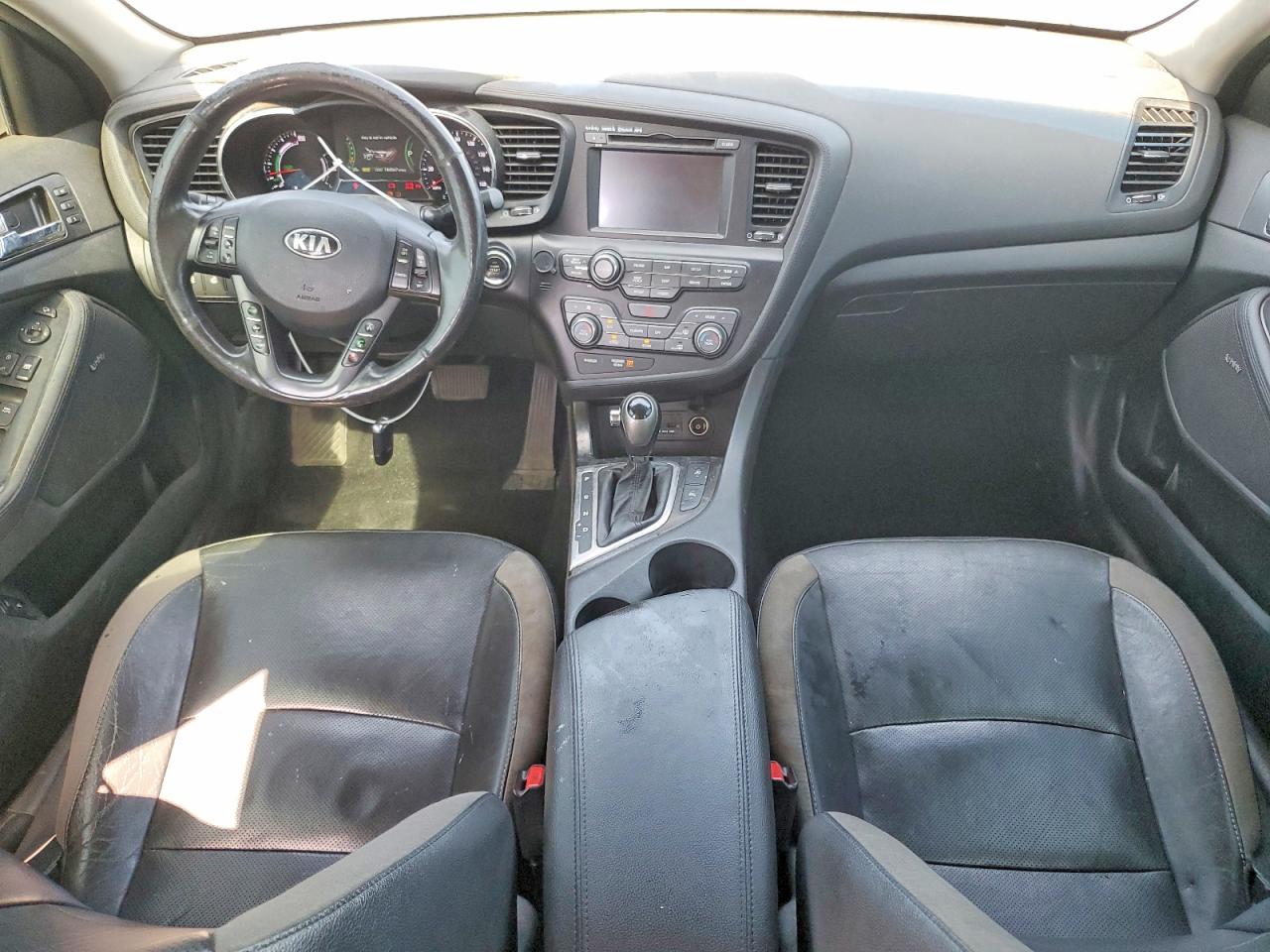 2013 Kia Optima Hybrid Black vin: KNAGM4AD4D5055231