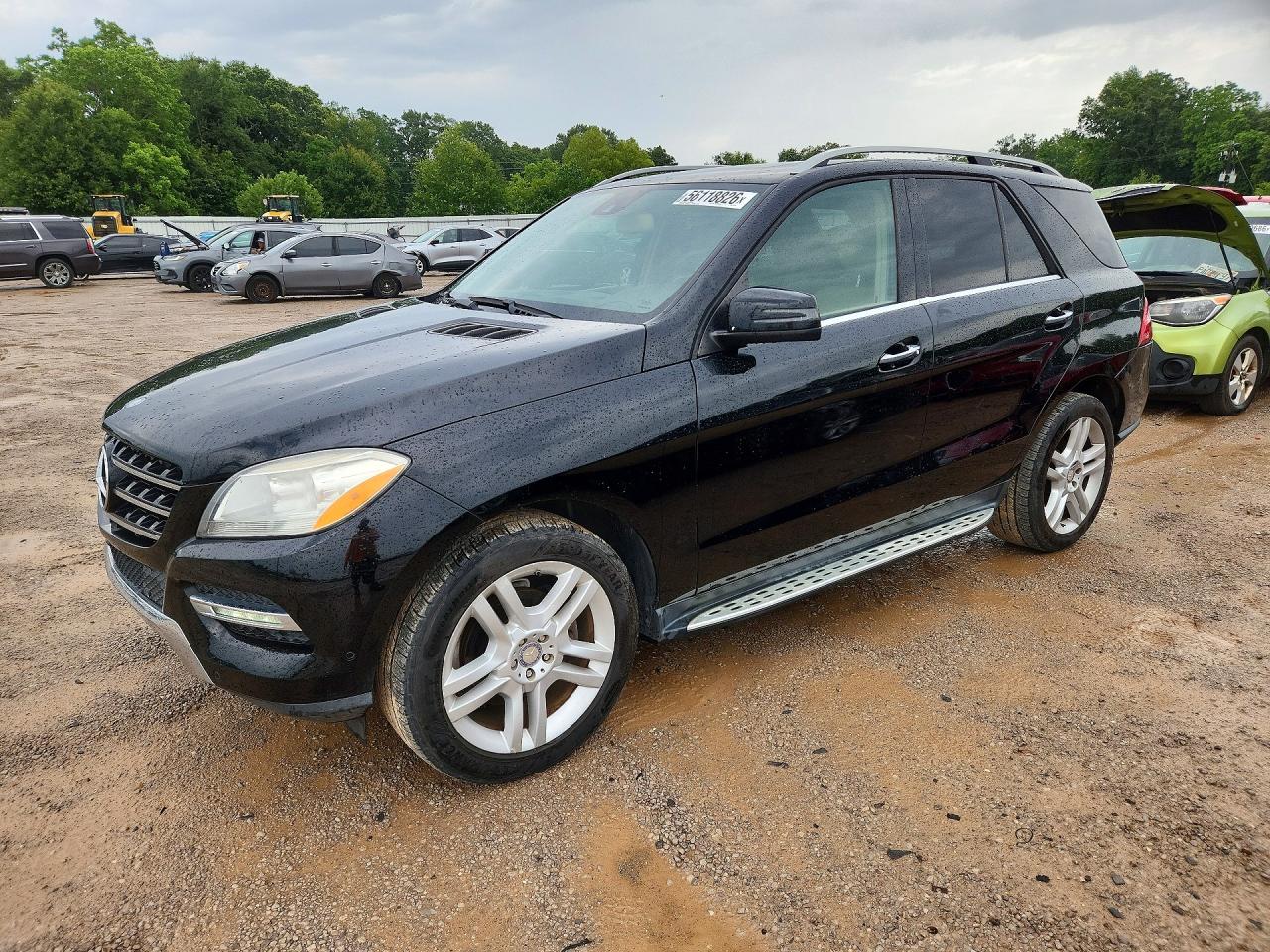 2015 Mercedes-benz Ml 350 Black vin: 4JGDA5JB6FA467806