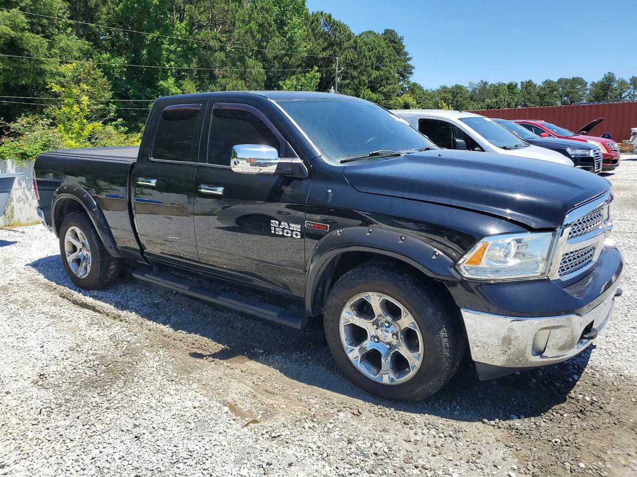 2014 Ram 1500 Laramie Black vin: 1C6RR7JM8ES476863