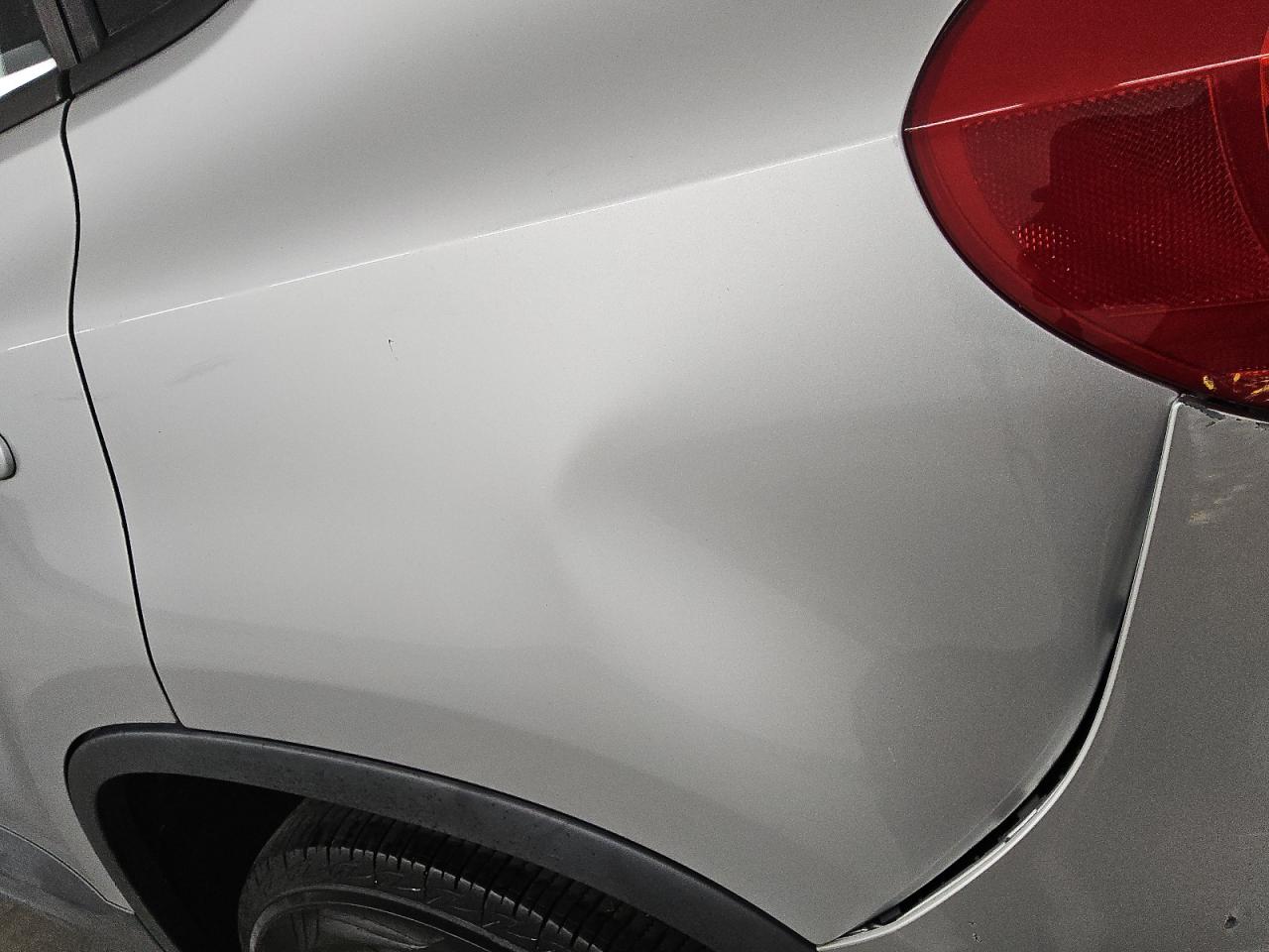 2014 Volkswagen Tiguan S Silver vin: WVGAV3AX9EW603354 Damage: Left Qtr Panel, Severe Damage, Replacement Required