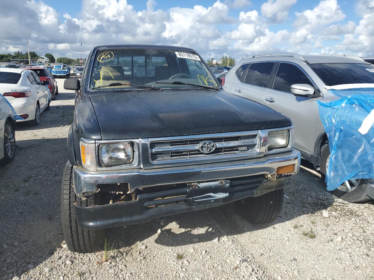 1995 Toyota Pickup 1/2 Ton Extra Long Wheelbase Black vin: JT4VN13D7S5151452