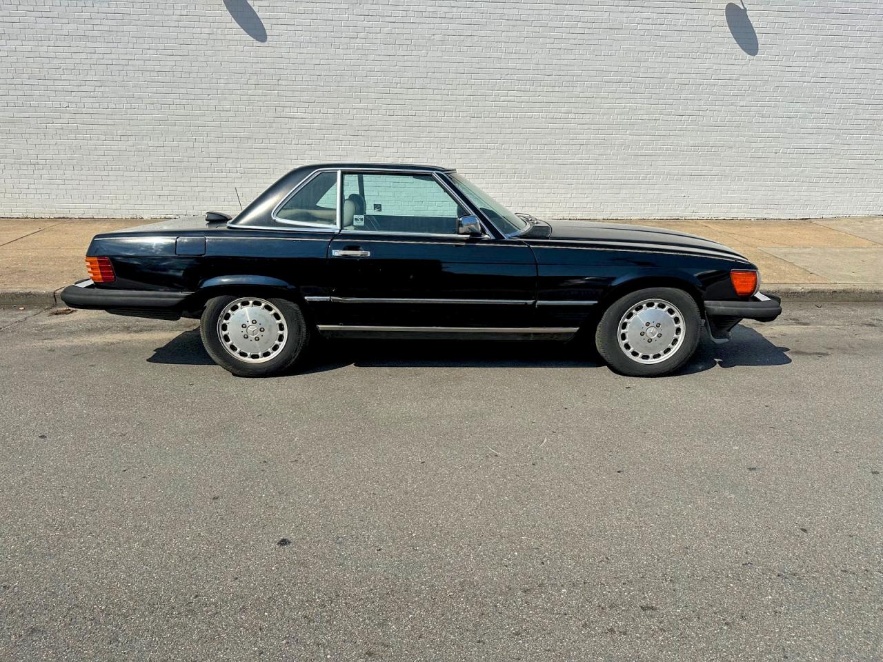 1986 Mercedes-benz 560sl Black vin: WDBBA4BD7GA039241