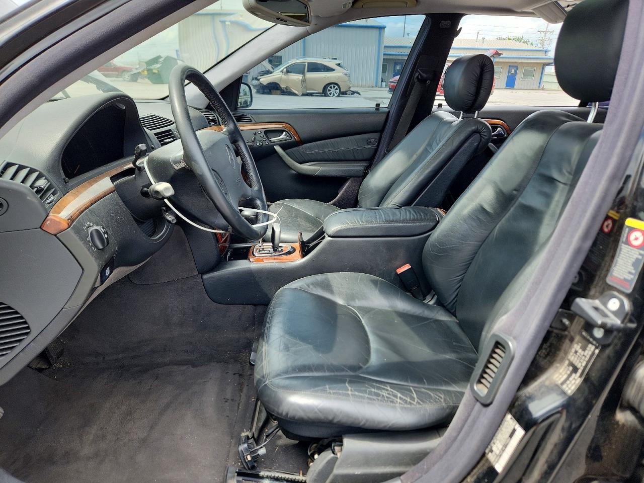 2001 Mercedes-benz S 500 Black vin: WDBNG75J51A177083