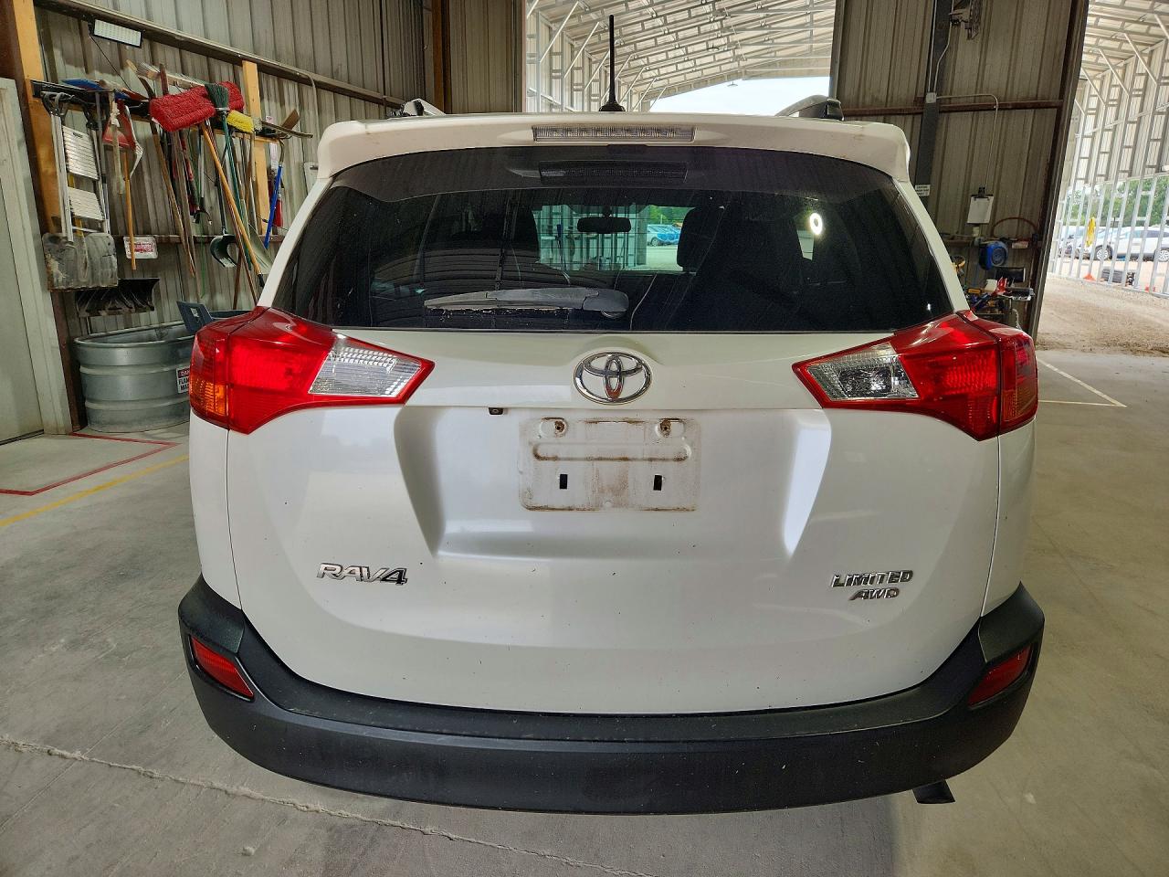2013 Toyota Rav4 Limited White vin: 2T3DFREV8DW085096