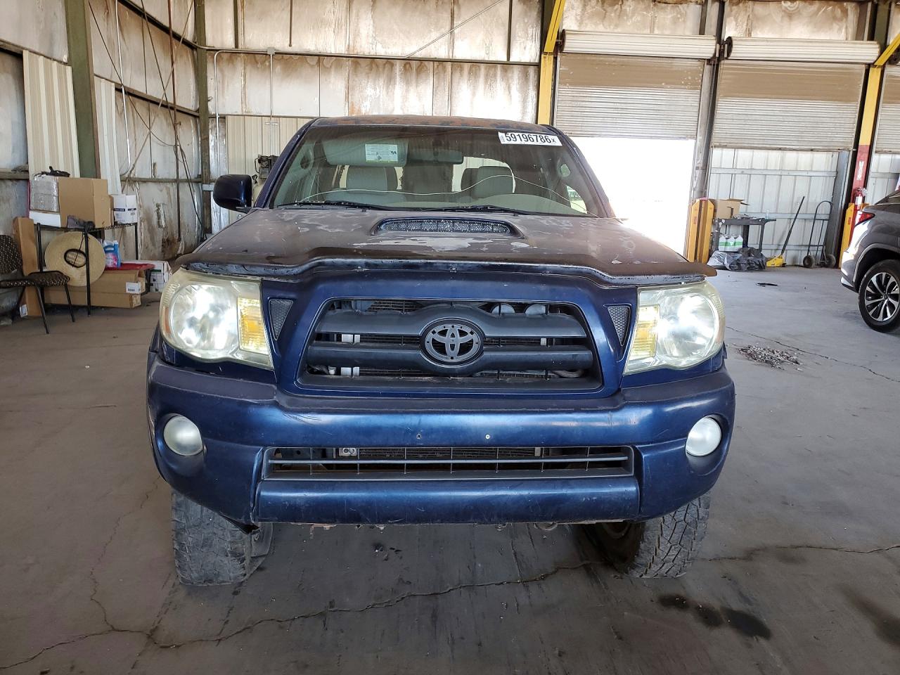 2005 Toyota Tacoma Double Cab Blue vin: 5TELU42NX5Z103015