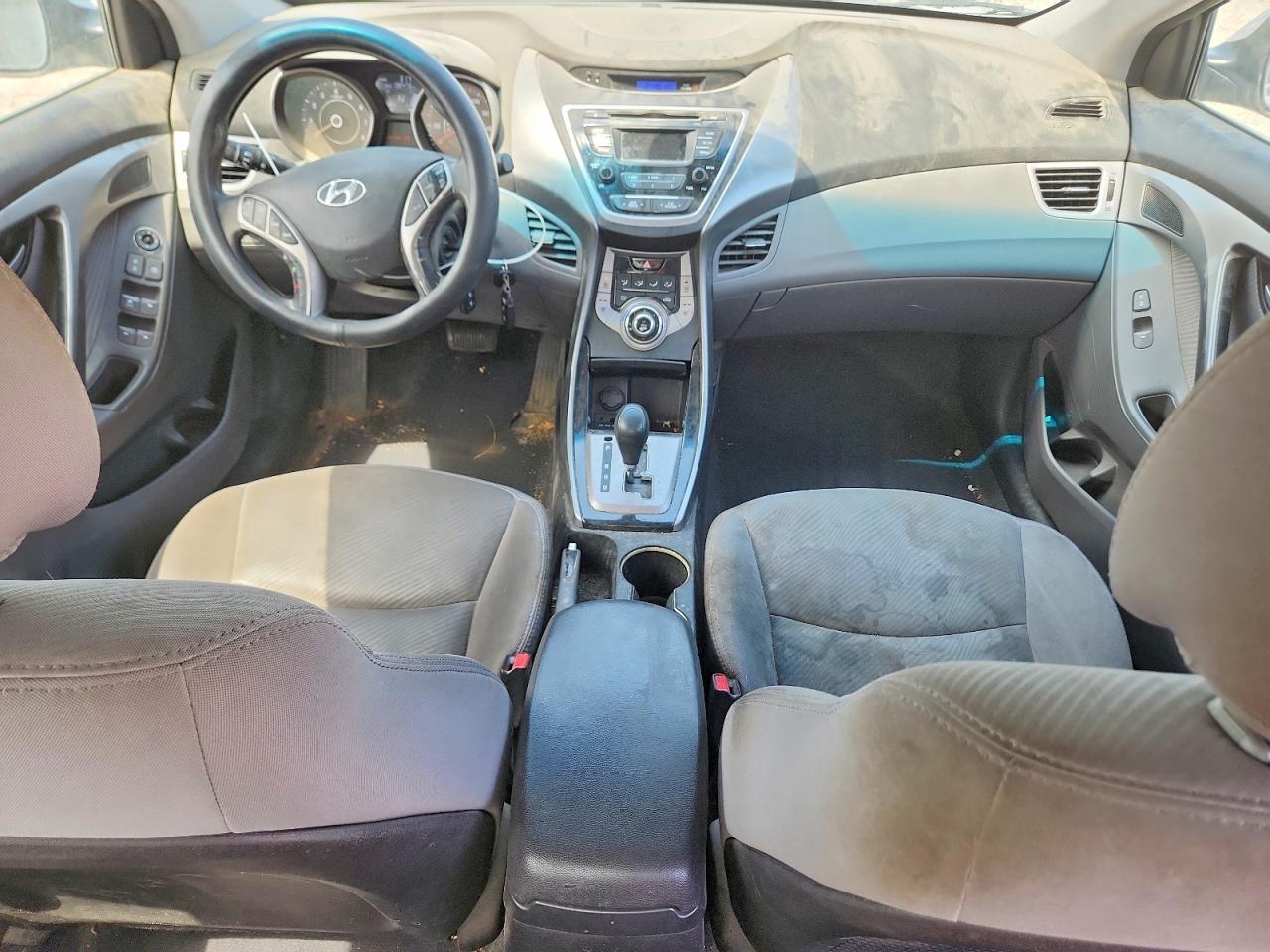2013 Hyundai Elantra Gls Серебряный vin: 5NPDH4AE6DH346168