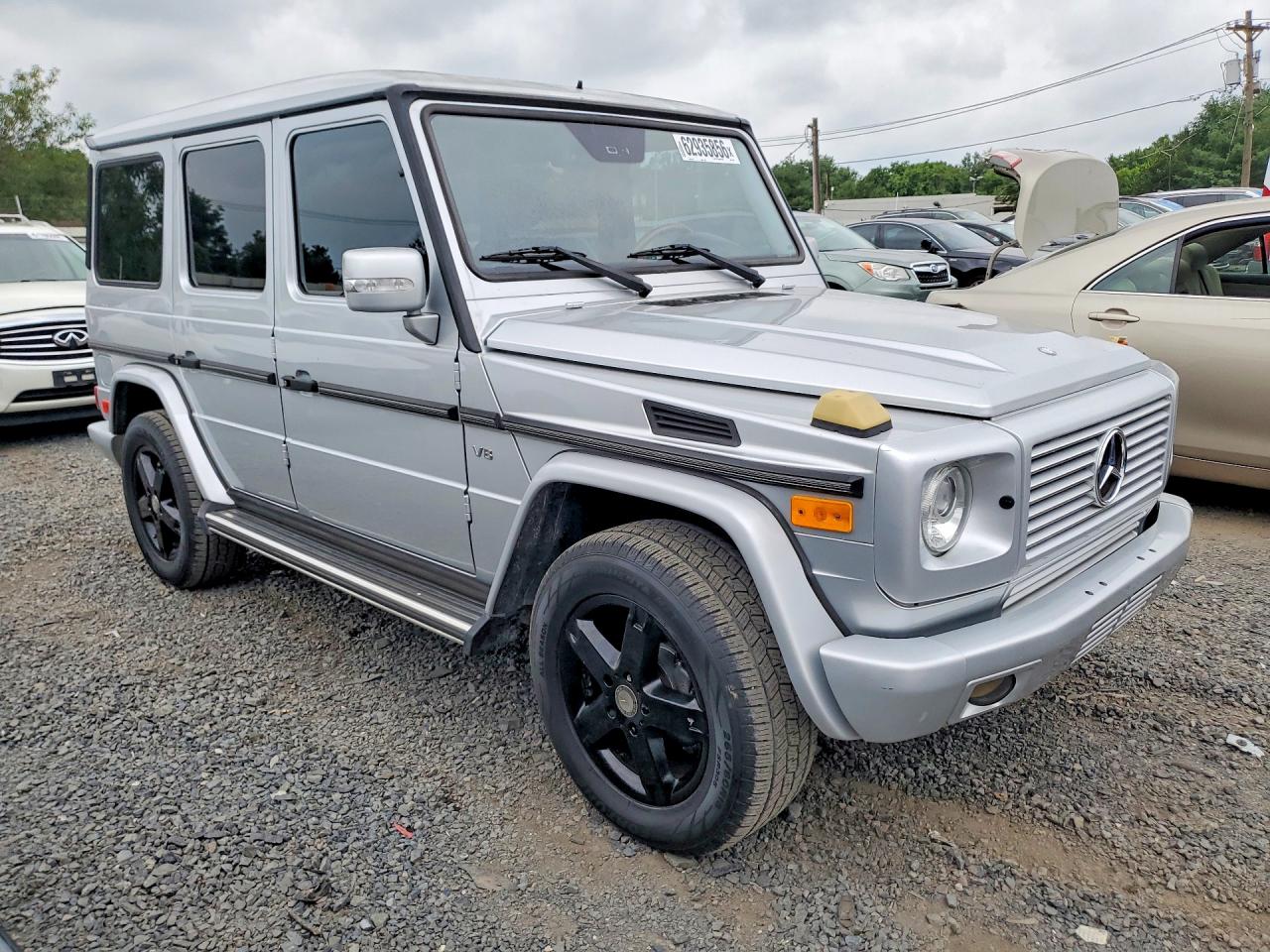 2007 Mercedes-benz G 500 Silver vin: WDCYR49E77X170740