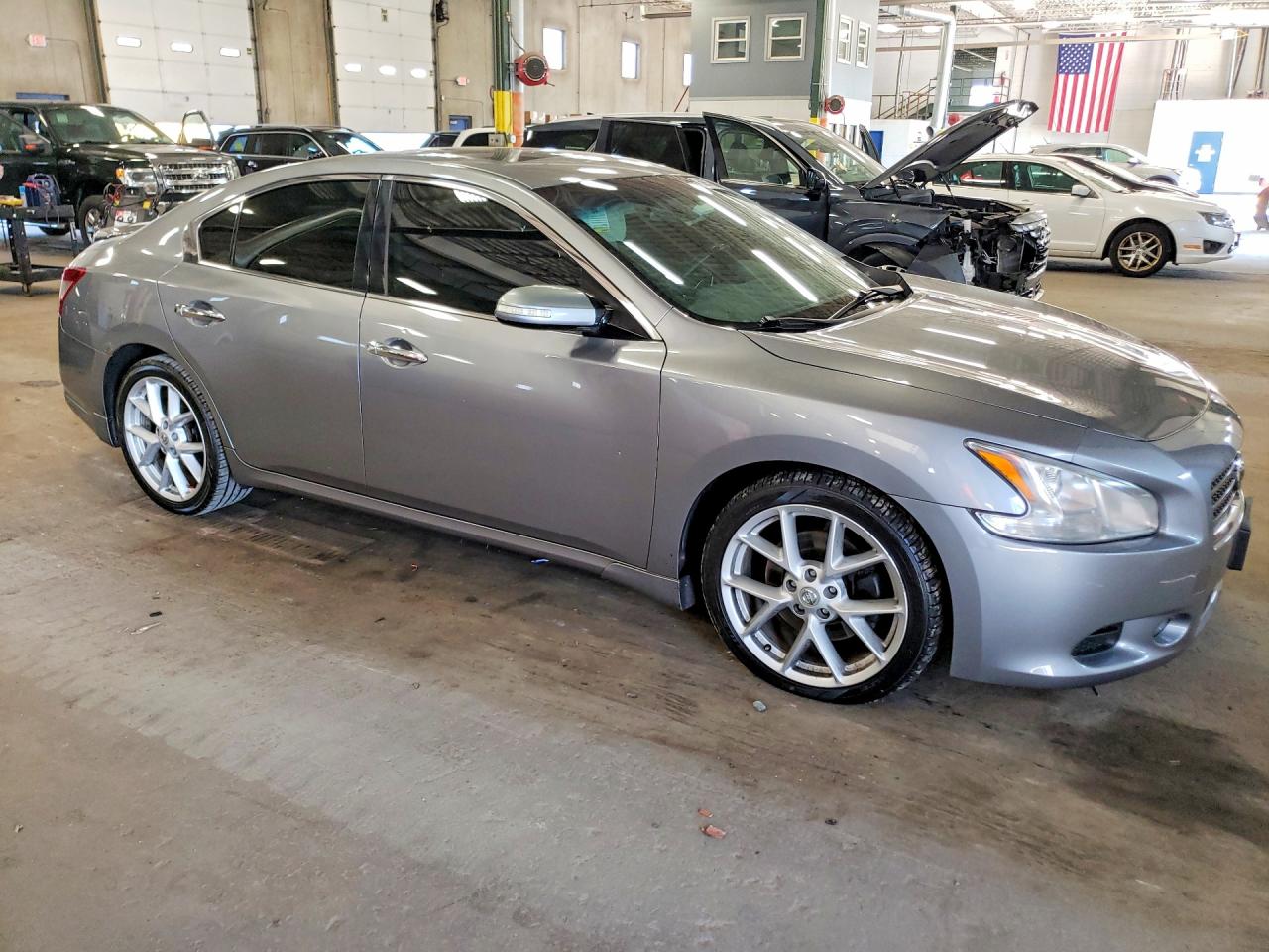2009 Nissan Maxima 3.5 S Silver vin: 1N4AA51E69C813627