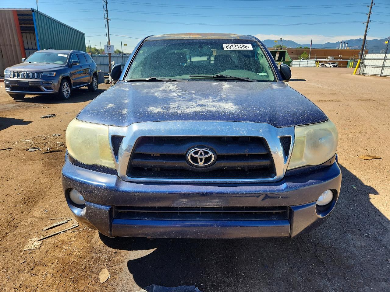 2007 Toyota Tacoma Double Cab Blue vin: 5TELU42N37Z403630