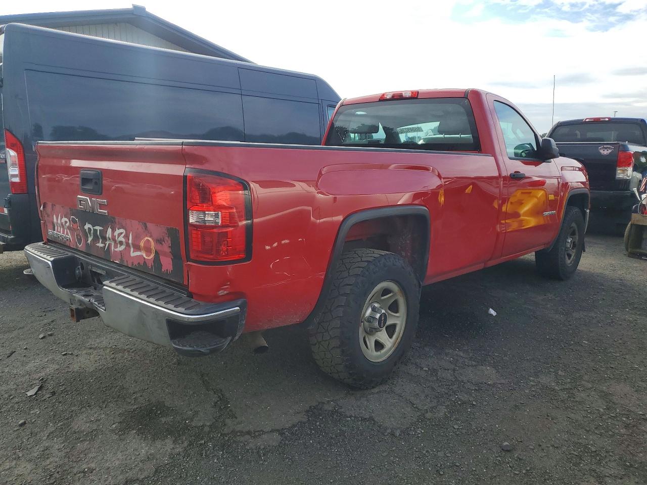 2014 Gmc Sierra C1500 Red vin: 1GTN1TEH1EZ212671
