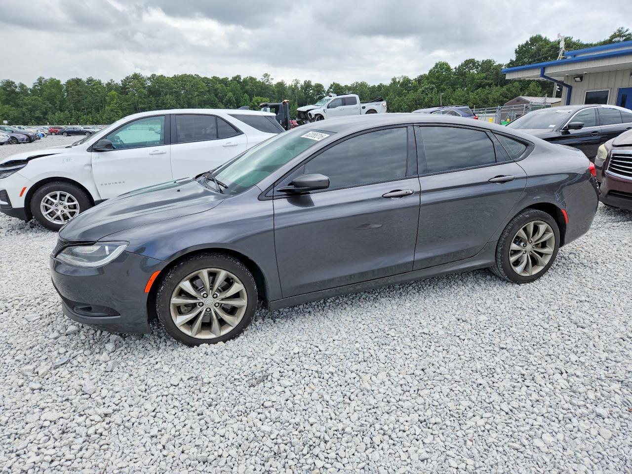 2015 Chrysler 200 S Серый vin: 1C3CCCDG2FN665124