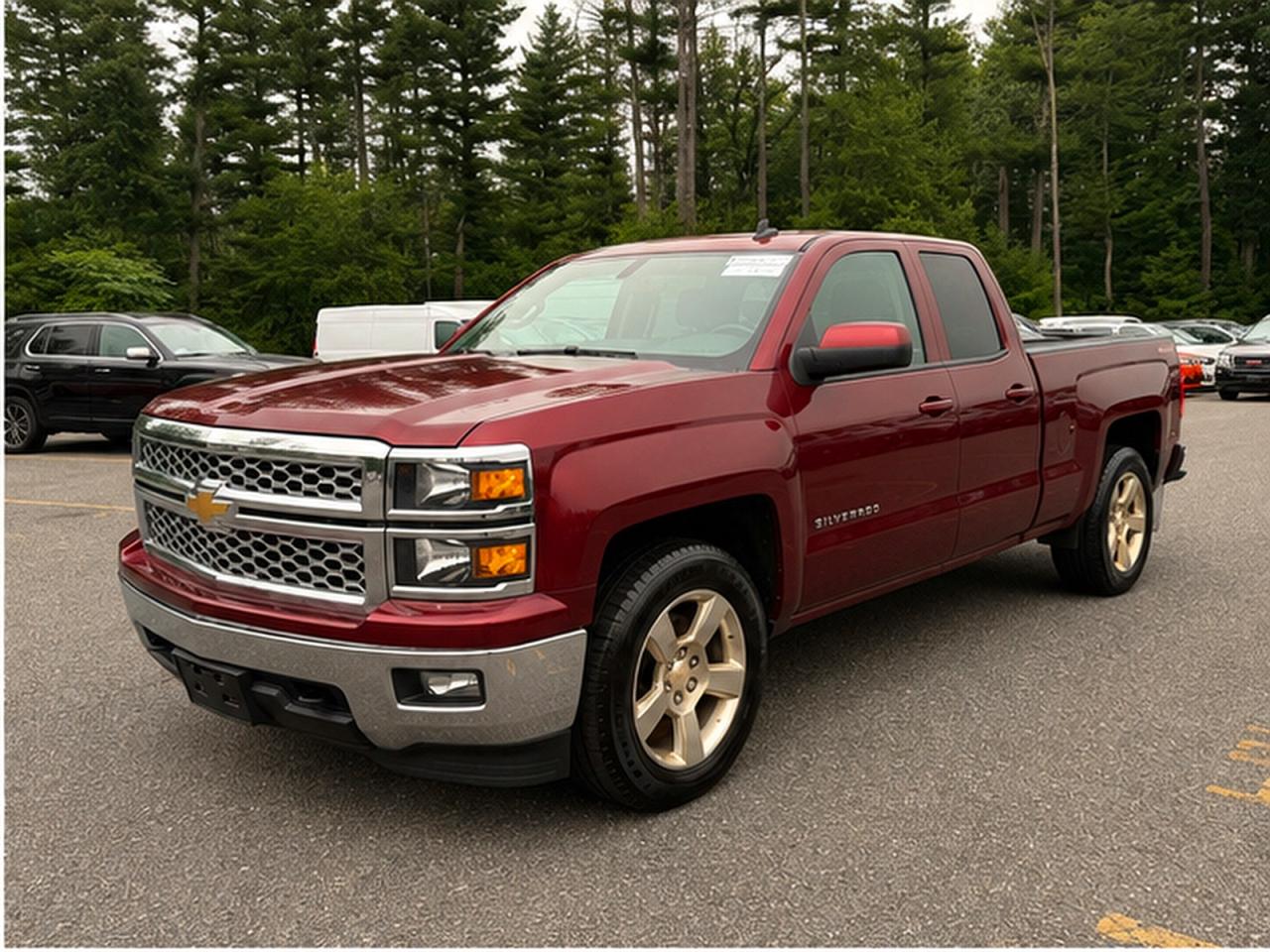 2014 Chevrolet Silverado K1500 Lt Red vin: 1GCVKREC8EZ147175