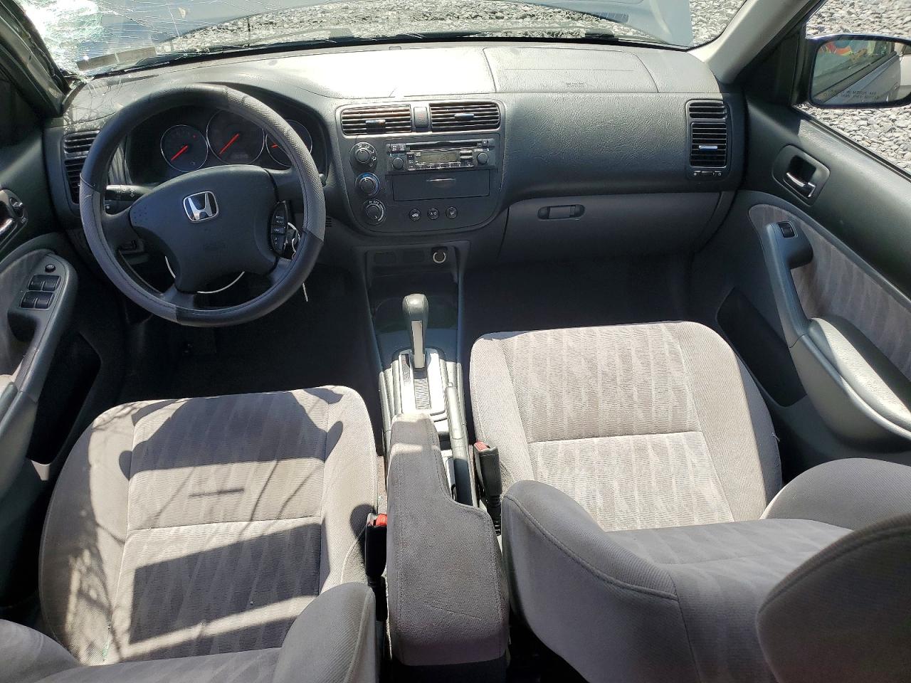 2005 Honda Civic Lx Серый vin: JHMES165X5S006715