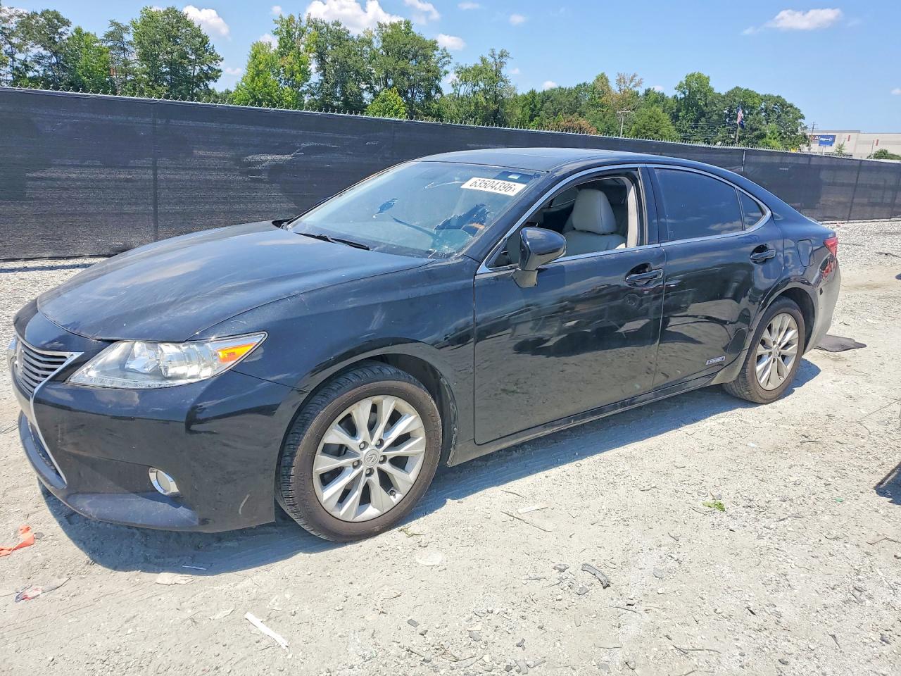 2013 Lexus Es 300h Black vin: JTHBW1GG0D2015316