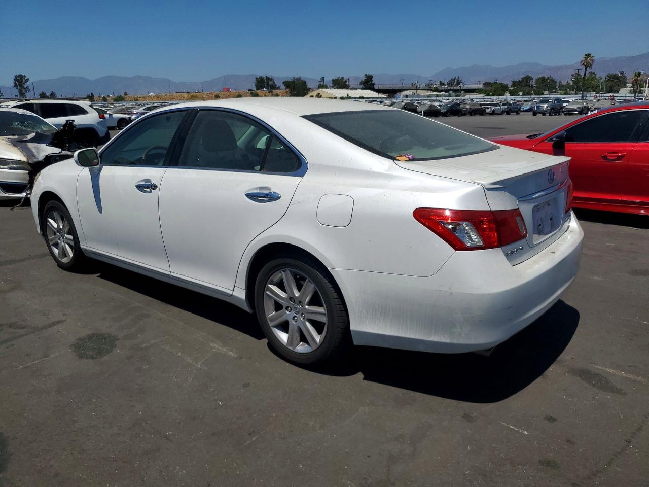 2009 Lexus Es 350 White vin: JTHBJ46G992339003