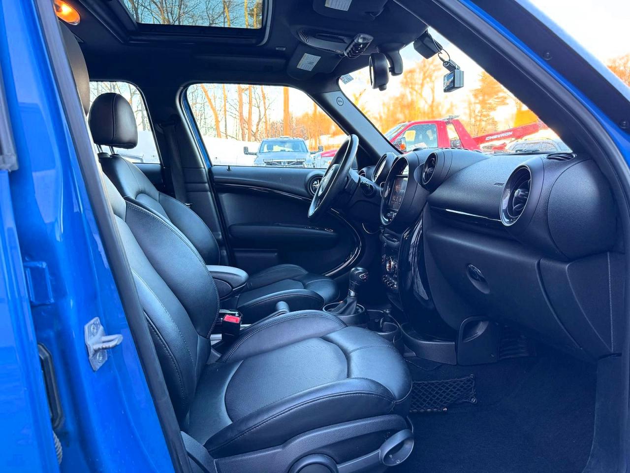 2014 Mini Cooper S Countryman Blue vin: WMWZC5C57EWP40651