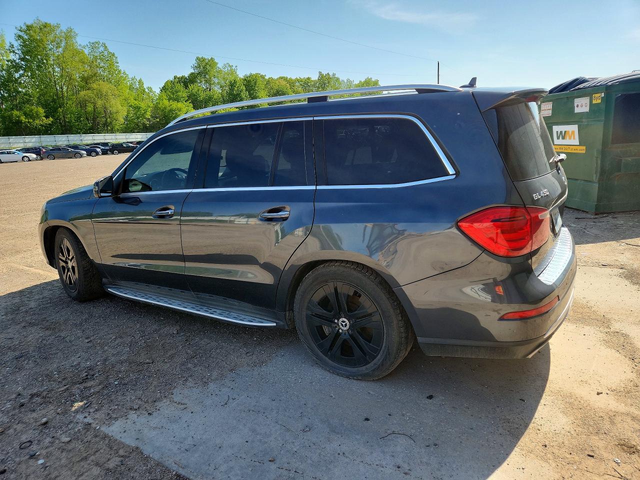 2014 Mercedes-benz Gl 450 4matic Charcoal vin: 4JGDF7CE0EA278538