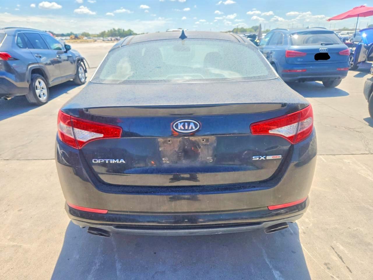 2012 Kia Optima Sx Black vin: 5XXGR4A64CG078945