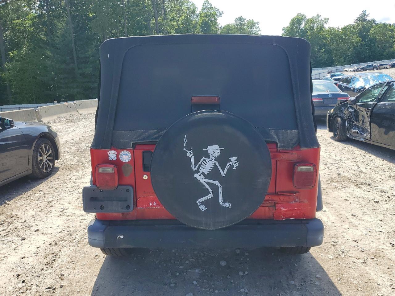 2003 Jeep Wrangler Commando Red vin: 1J4FA39S43P374601