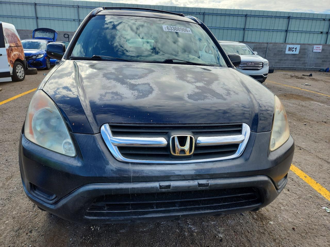2004 Honda Cr-v Ex Black vin: JHLRD78804C023994