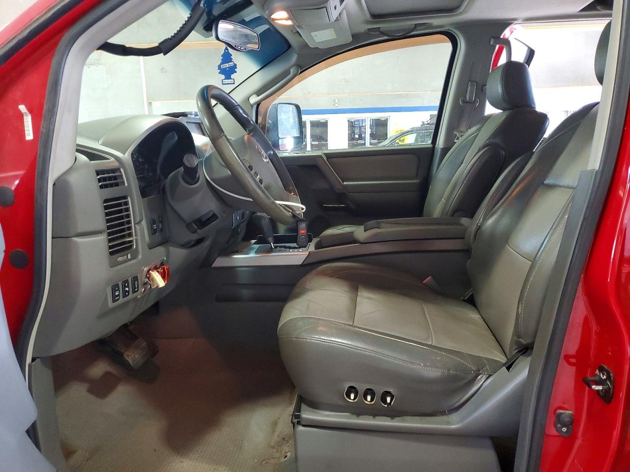 2005 Nissan Titan Xe Red vin: 1N6BA07B95N544064