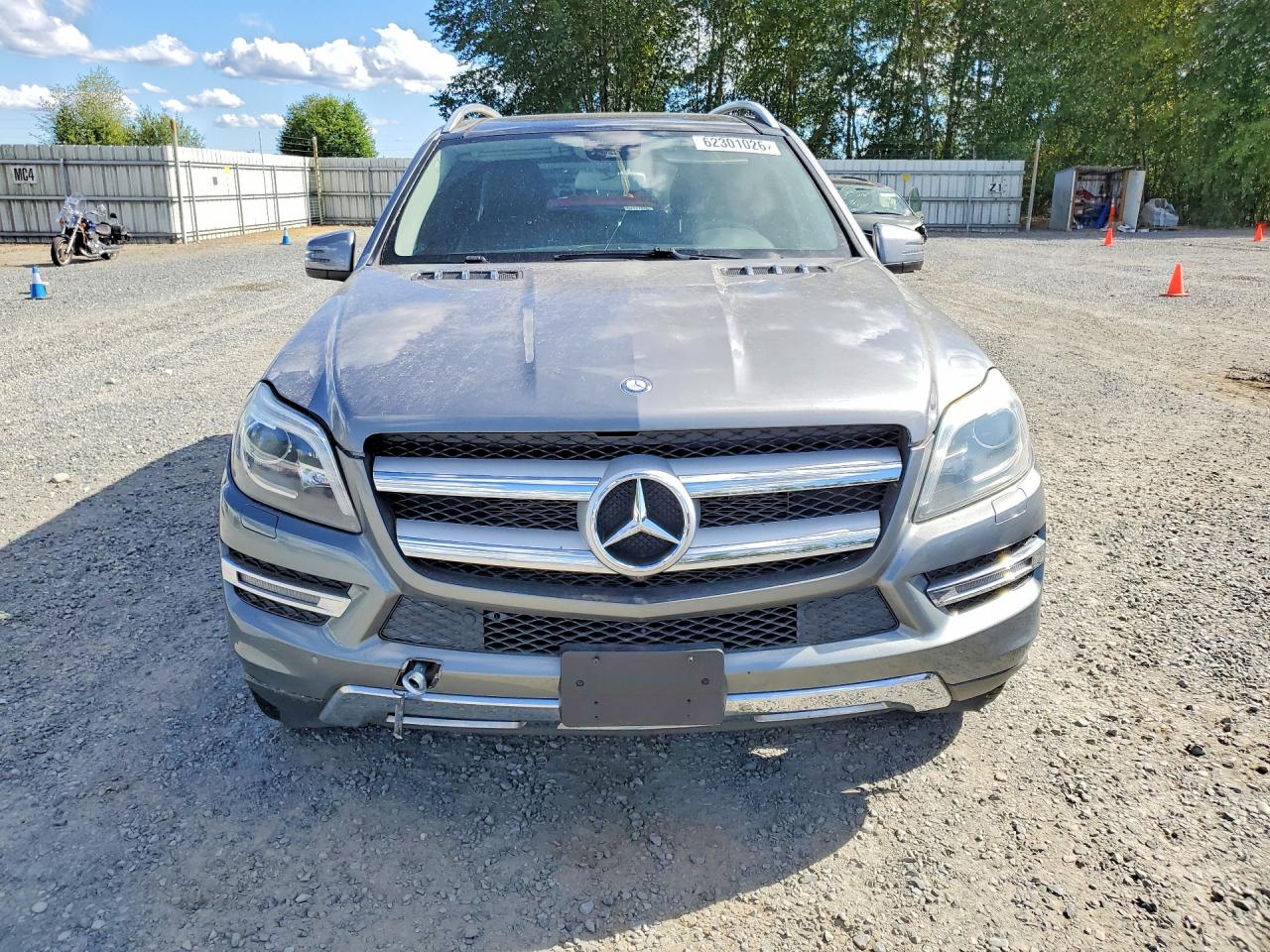 2014 Mercedes-benz Gl 450 4matic Gray vin: 4JGDF7CE2EA284356