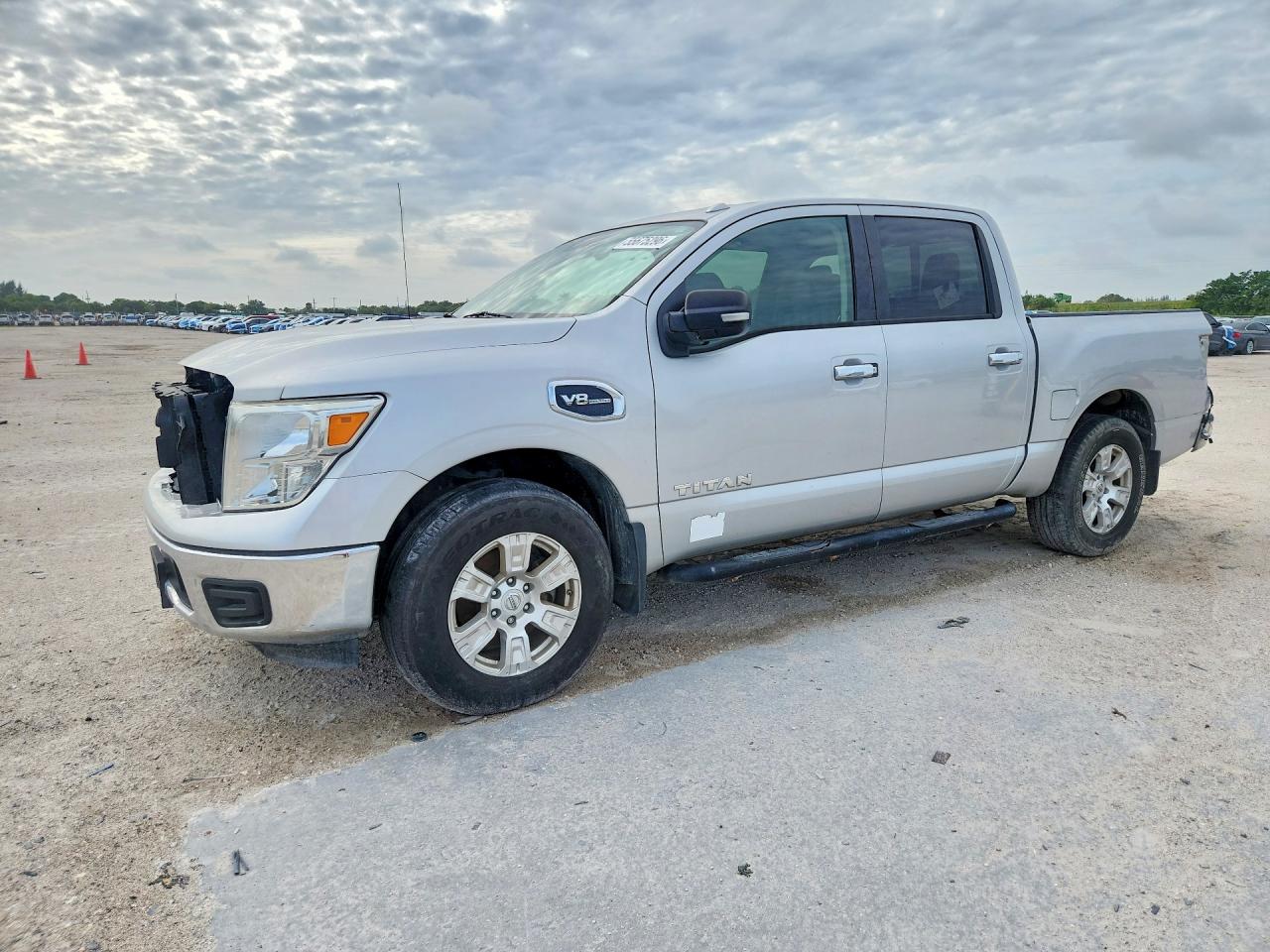2017 Nissan Titan S Серебряный vin: 1N6AA1EK2HN518012