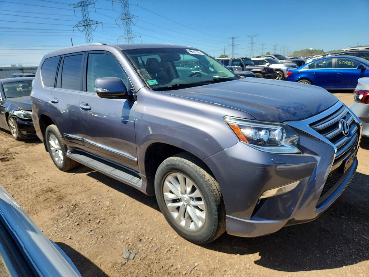 2015 Lexus Gx 460 Gray vin: JTJBM7FX1F5108159