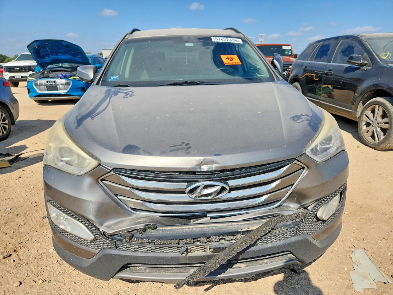 2014 Hyundai Santa Fe Sport 2.0t Gray vin: 5XYZU3LA7EG167118